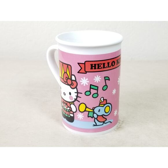 Hello Kitty Sanrio Coffee Mug Teacup 10oz Ceramic Pink 4 1/4" Year 2013 Vintage - Picture 8 of 16